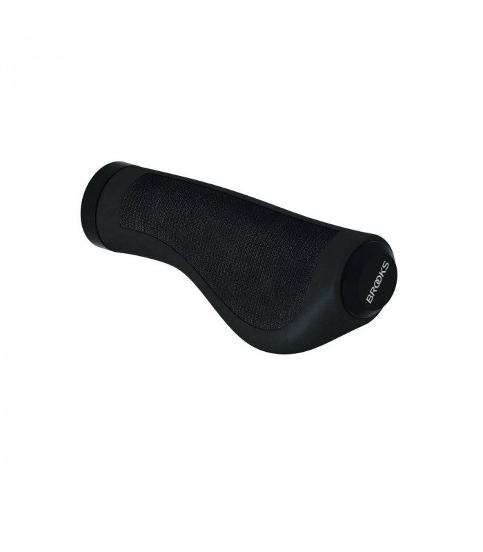 PUÑOS ERGONÓMICOS GOMA BROOKS (NEGRO/130 MM-130 MM)