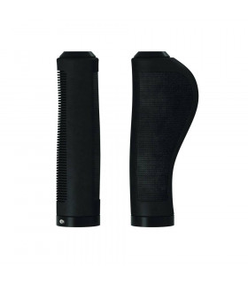 BROOKS ERGONOMIC RUBBER GRIPS (BLACK/130 MM-130 MM)