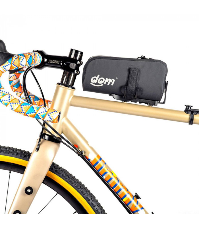 DOM MONKII TOP TUBE BAG (BLACK)