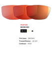 BOLLE LIGHTSHIFTER XL BLACK FROST SUNGLASSES (PHANTOM BROWN RED PHOTOCHROMIC LENS)
