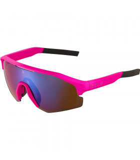 BOLLE LIGHTSHIFTER MATTE PINK SUNGLASSES (BROWN BLUE LENS)