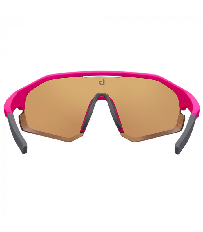 BOLLE LIGHTSHIFTER MATTE PINK SUNGLASSES (BROWN BLUE LENS)