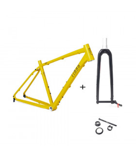 FINNA LANDSCAPE ALU FRAME + CARBON FORK (MUSTARD YELLOW)