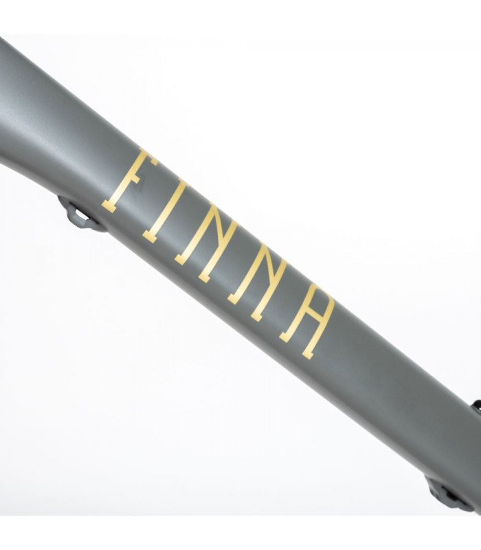 FINNA LANDSCAPE ALU FRAME + CARBON FORK (COOL GREY/GOLD)