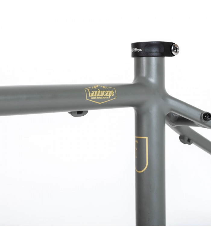 CUADRO FINNA LANDSCAPE ALU + HORQUILLA CARBONO (COOL GREY/GOLD)