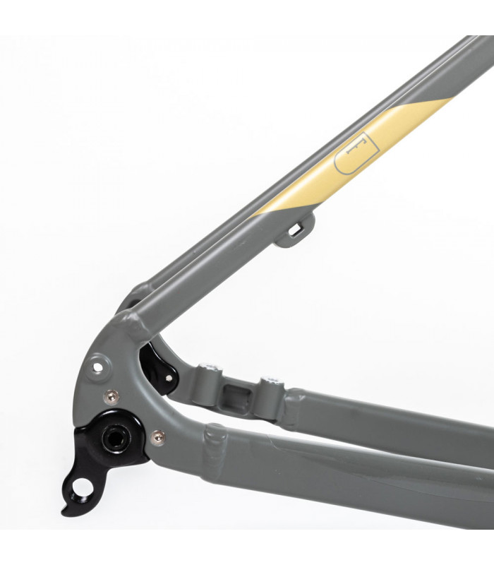 CUADRO FINNA LANDSCAPE ALU + HORQUILLA CARBONO (COOL GREY/GOLD)