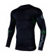 SEVEN ZERO SLAY LASER CUT COMPRESSION JERSEY (BLACK)