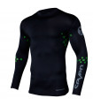 CAMISETA COMPRESIVA SEVEN ZERO SLAY LASER CUT (NEGRO)