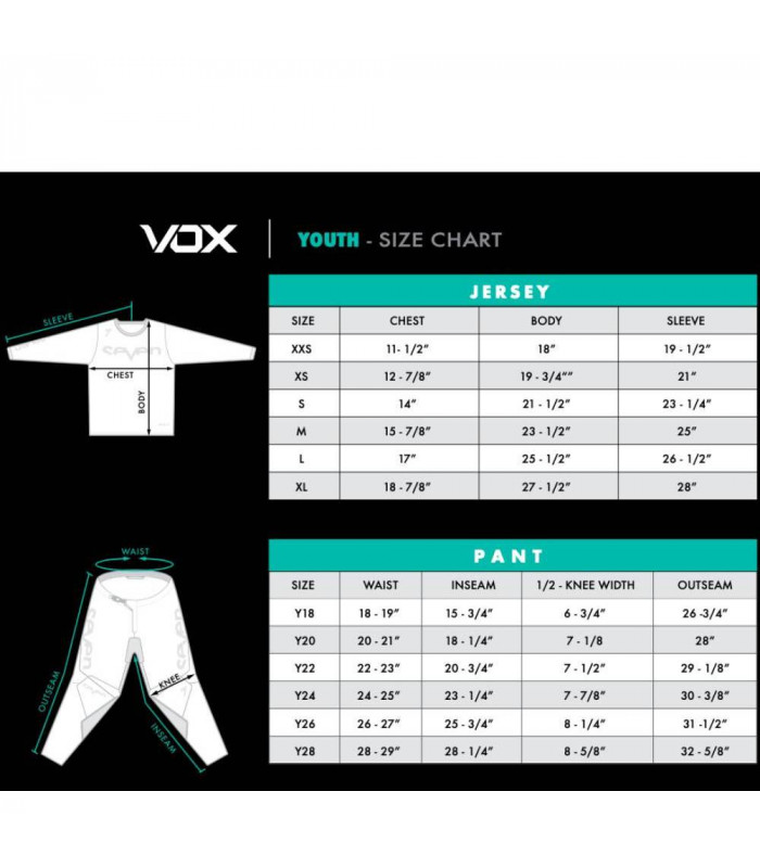 SEVEN VOX PHASER YOUTH PANTS (PIGEON)