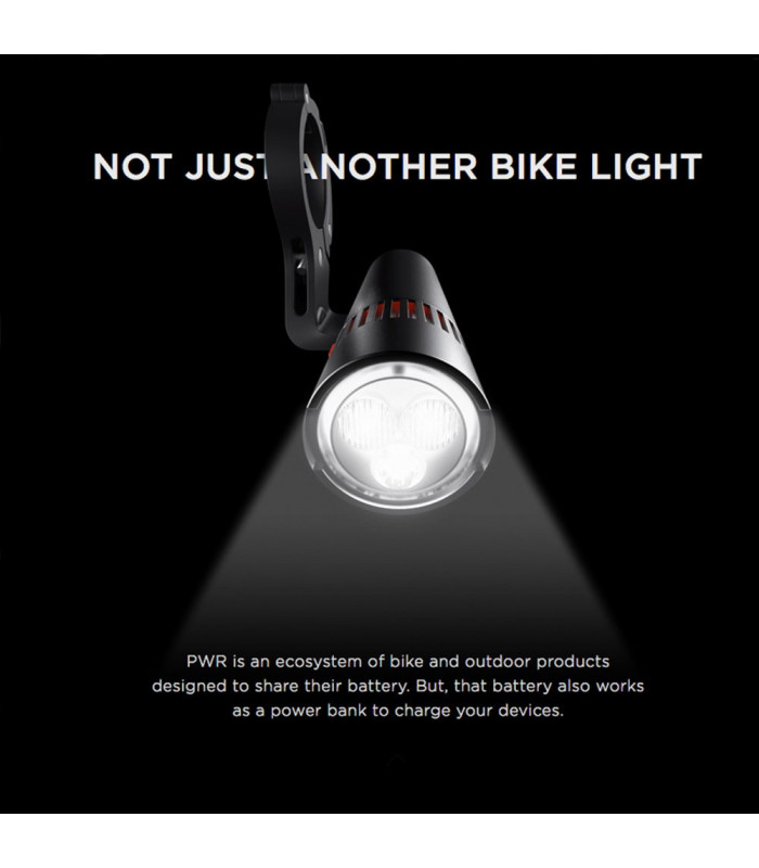 KNOG PWR TRAIL + BLINDER V BOLT LIGHTS SET (1100 + 100 LUMENS)