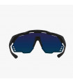 SCICON AEROSHADE KUNKEN CARBON MATT SUNGLASSES (MULTIMIRROR BLUE LENS)