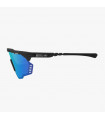 SCICON AEROSHADE KUNKEN CARBON MATT SUNGLASSES (MULTIMIRROR BLUE LENS)