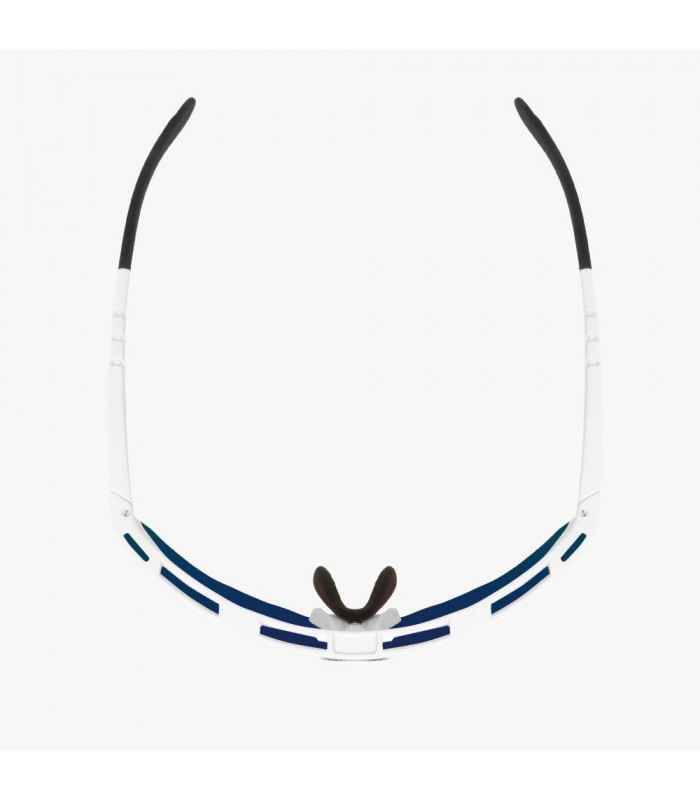 GAFAS SCICON AEROSHADE KUNKEN BLANCO BRILLANTE (LENTE MULTIESPEJO AZUL)