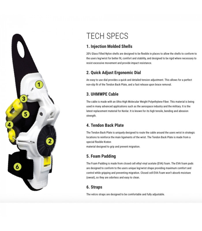 MOBIUS X8 WRIST BRACE (GREY)