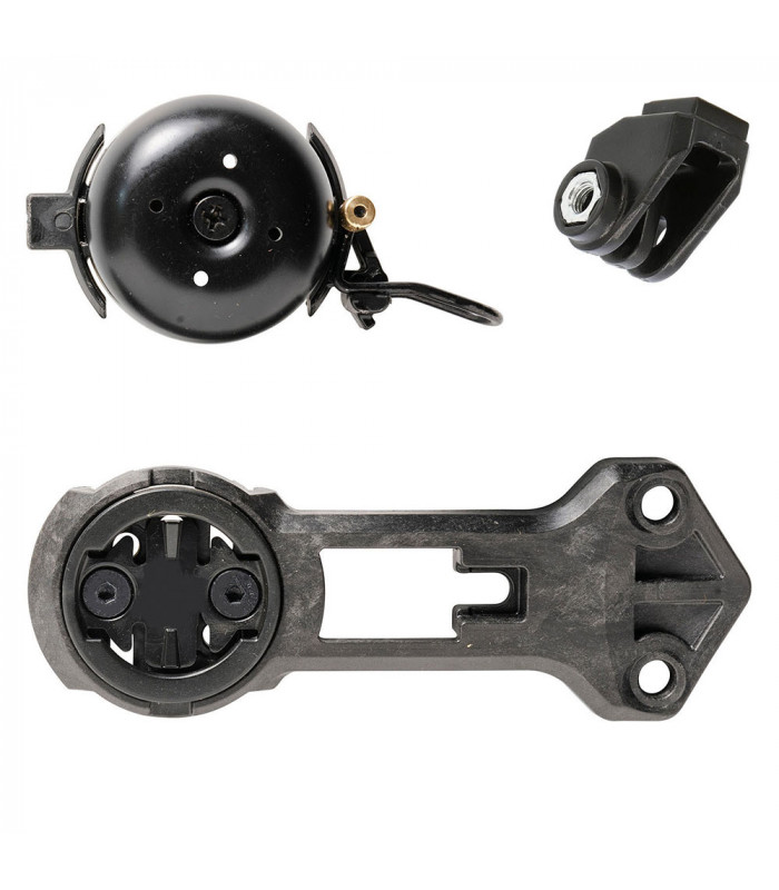 SOPORTE CICLOCOMPUTADOR + TIMBRE CLOSETHEGAP HIDEMYBELL RACEDAY PM (MOST ITALON ULTRA)