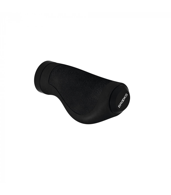 BROOKS ERGONOMIC RUBBER GRIPS (BLACK/100 MM-100 MM)