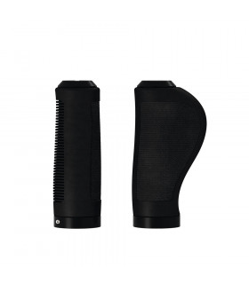 PUÑOS ERGONÓMICOS GOMA BROOKS (NEGRO/100 MM-100 MM)