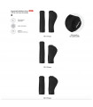 BROOKS ERGONOMIC RUBBER GRIPS (BLACK/100 MM-100 MM)
