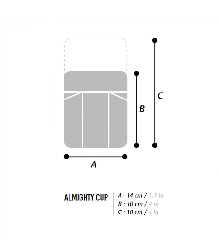 WOHO XTOURING BIKEPACKING ALMIGHTY CUP (GREY)