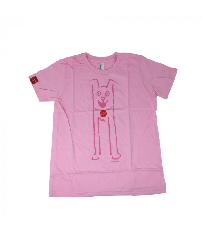 CAMISETA INFANTIL NINER TRAILDOG (ROSA)