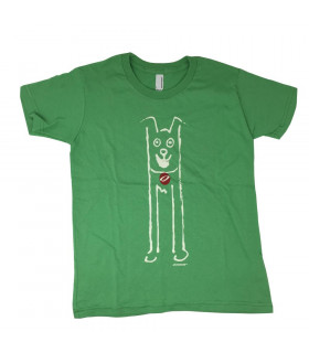 NINER TRAILDOG OLIVE KIDS T-SHIRT (SIZE: M)