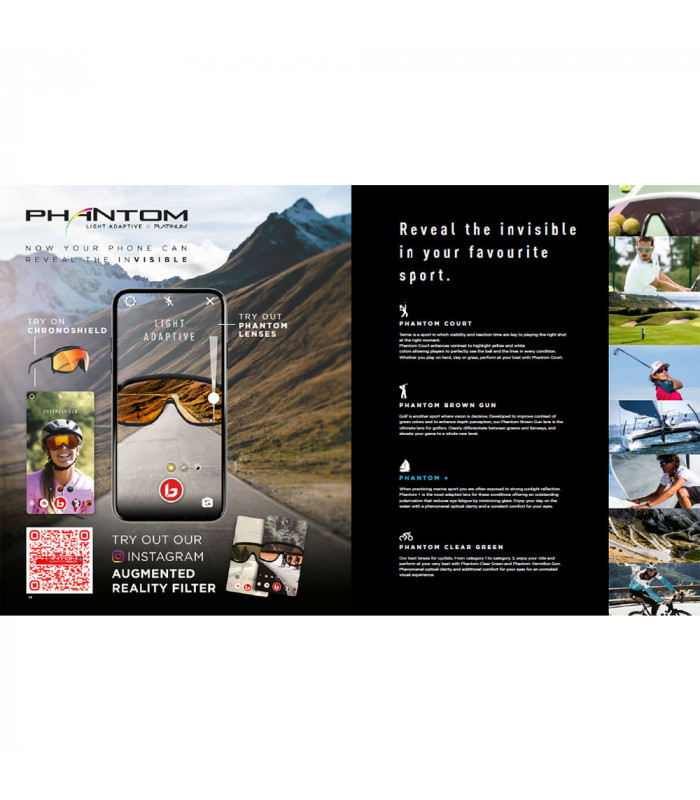 GAFAS BOLLE ICARUS BLACK MATTE (LENTE FOTOCROMÁTICA PHANTOM BROWN RED)