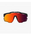 SCICON AEROSHADE KUNKEN CARBON MATT SUNGLASSES (MULTIMIRROR RED LENS)