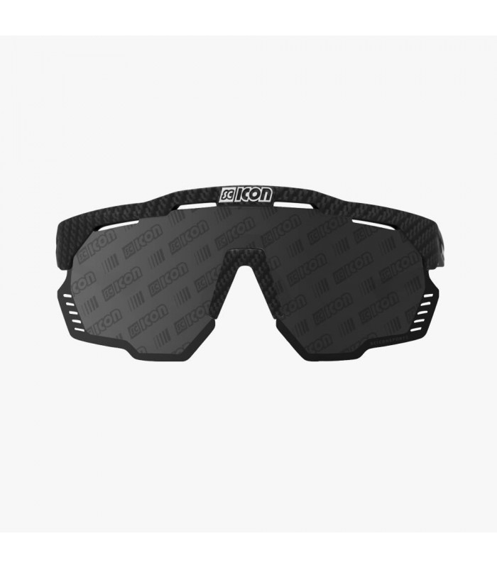 GAFAS SCICON AEROSHADE KUNKEN MONOGRAM CARBON MATT (LENTE MONOGRAM PLATA)