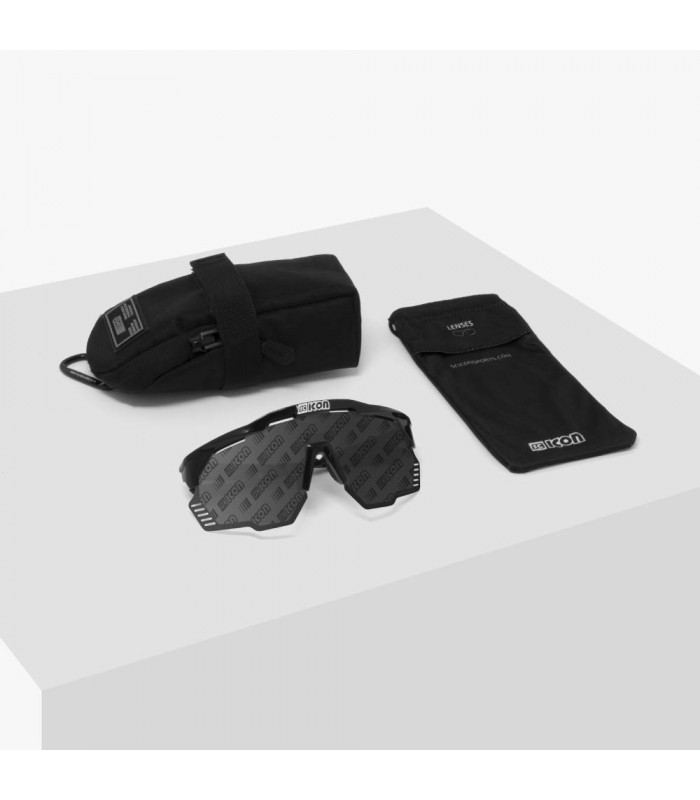 GAFAS SCICON AEROSHADE KUNKEN MONOGRAM CARBON MATT (LENTE MONOGRAM PLATA)