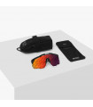 SCICON AEROSHADE KUNKEN MONOGRAM WHITE GLOSS SUNGLASSES (RED MONOGRAM LENS)