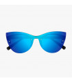SCICON PHANTOM BLACK GLOSS SUNGLASSES (MULTIMIRROR BLUE LENS)