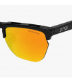 SCICON GRAVEL BLACK GLOSS SUNGLASSES (MULTIMIRROR RED LENSES)