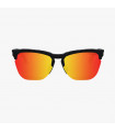 SCICON GRAVEL BLACK GLOSS SUNGLASSES (MULTIMIRROR RED LENSES)
