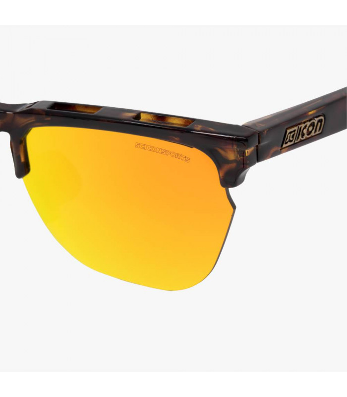 SCICON GRAVEL DEMI GLOSS SUNGLASSES (MULTIMIRROR RED LENSES)