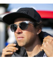 SCICON GRAVEL BLACK GLOSS SUNGLASSES (MULTIMIRROR RED LENSES)