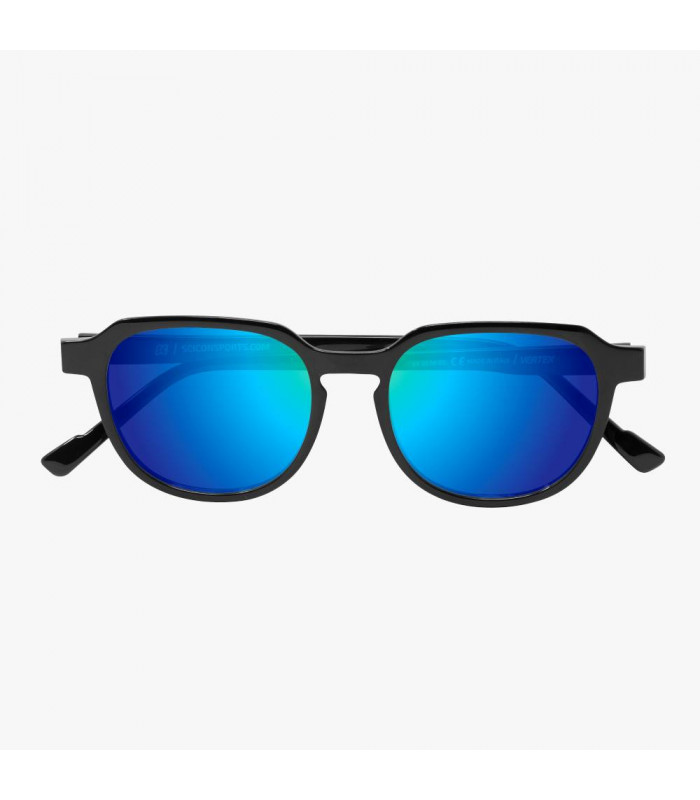 GAFAS SOL SCICON VERTEX BLACK GLOSS (LENTES MULTIESPEJO AZUL)