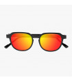 SCICON VERTEX BLACK GLOSS SUNGLASSES (RED MULTIMIRROR LENSES)