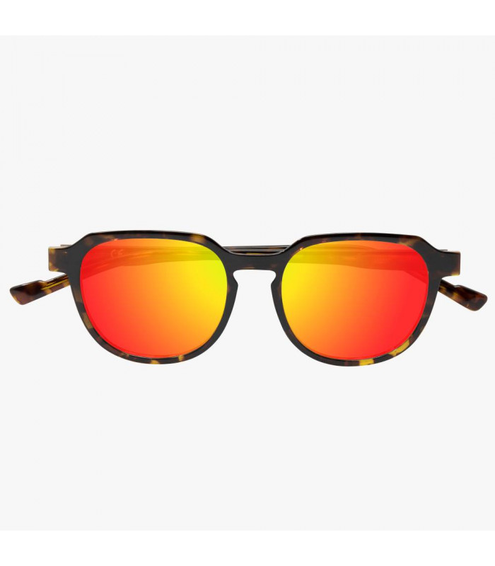 SCICON VERTEX DEMI GLOSS SUNGLASSES (RED MULTIMIRROR LENSES)
