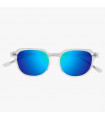 SCICON VERTEX CRYSTAL GLOSS SUNGLASSES (BLUE MULTIMIRROR LENSES)