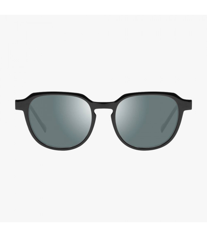 SCICON VERTEX BLACK GLOSS SUNGLASSES (SILVER MULTIMIRROR LENSES)