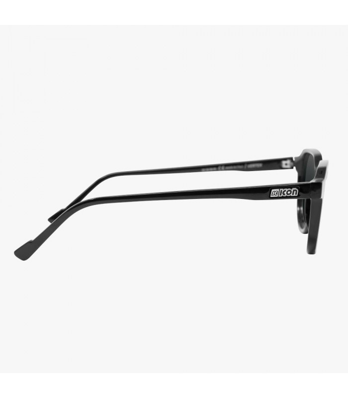 SCICON VERTEX BLACK GLOSS SUNGLASSES (SILVER MULTIMIRROR LENSES)