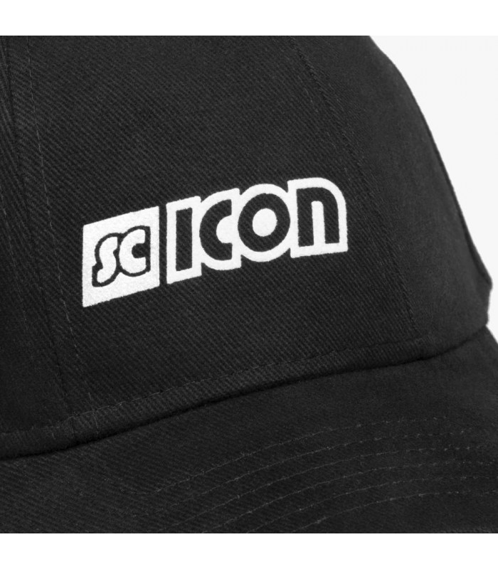 SCICON BASEBALL CAP (BLACK-WHITE)