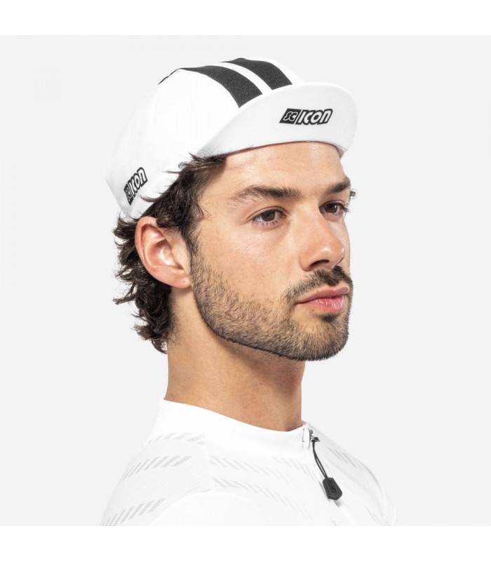 GORRA CICLISMO SCICON (BLANCO)