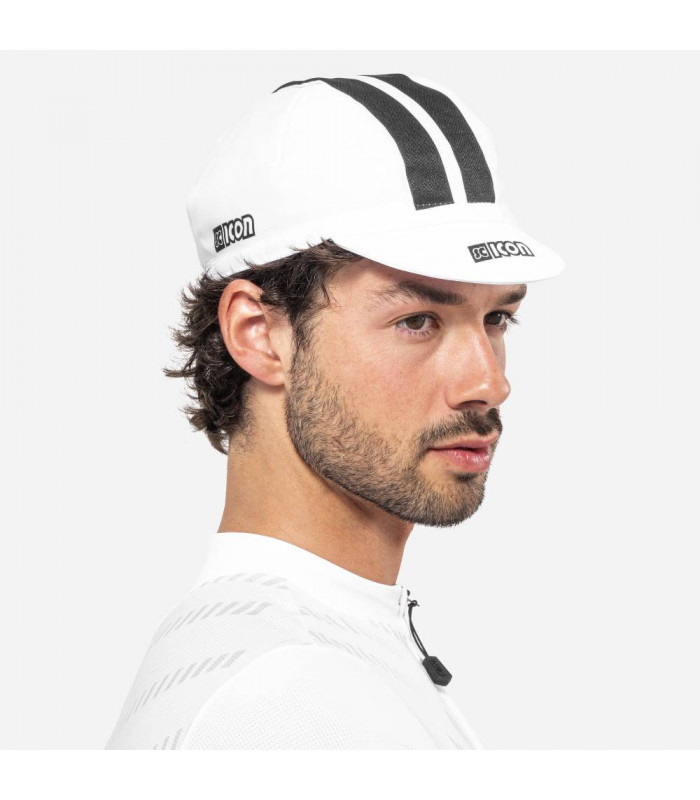 GORRA CICLISMO SCICON (BLANCO)