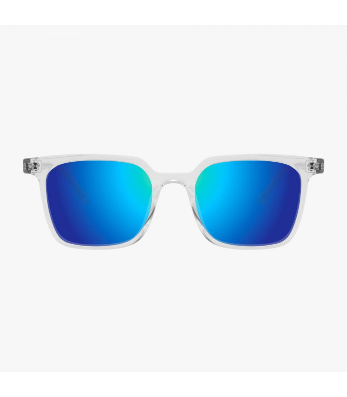 SCICON VERTEC CRYSTAL GLOSS SUNGLASSES (MULTIMIRROR BLUE LENSES)