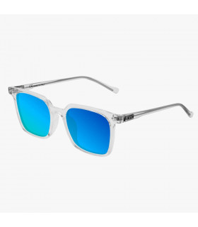 SCICON VERTEC CRYSTAL GLOSS SUNGLASSES (MULTIMIRROR BLUE LENSES)