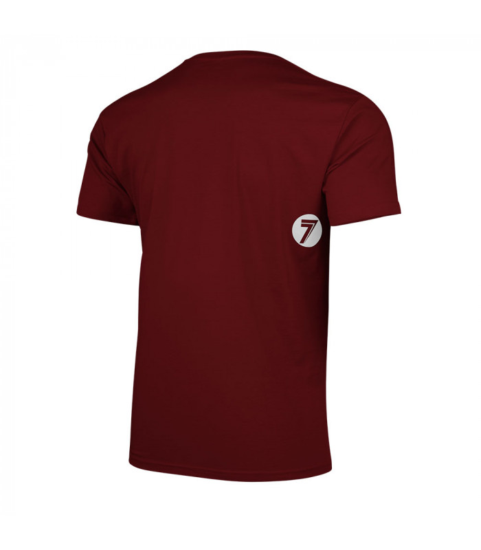 CAMISETA SEVEN BRAND (BURDEOS)