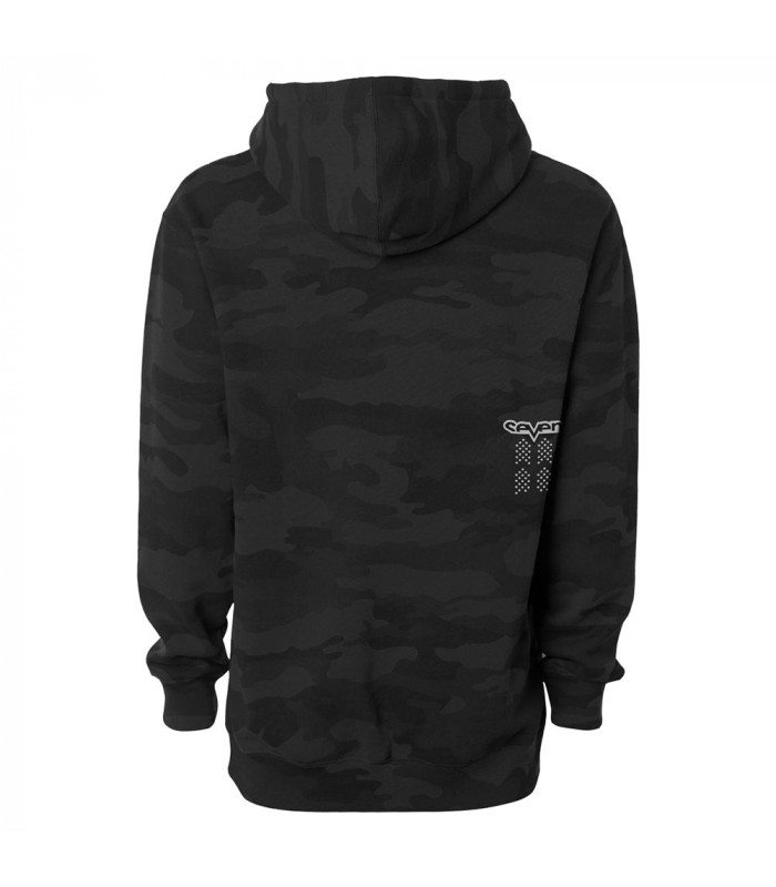 SUDADERA SEVEN DOT (NEGRO CAMO)