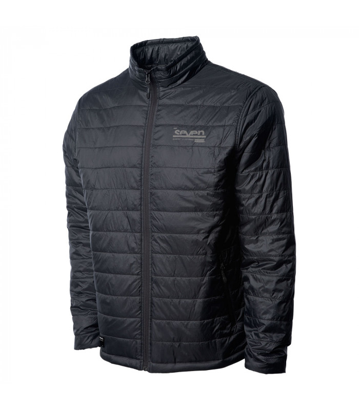 CHAQUETA ACOLCHADA SEVEN LATERAL (NEGRO)