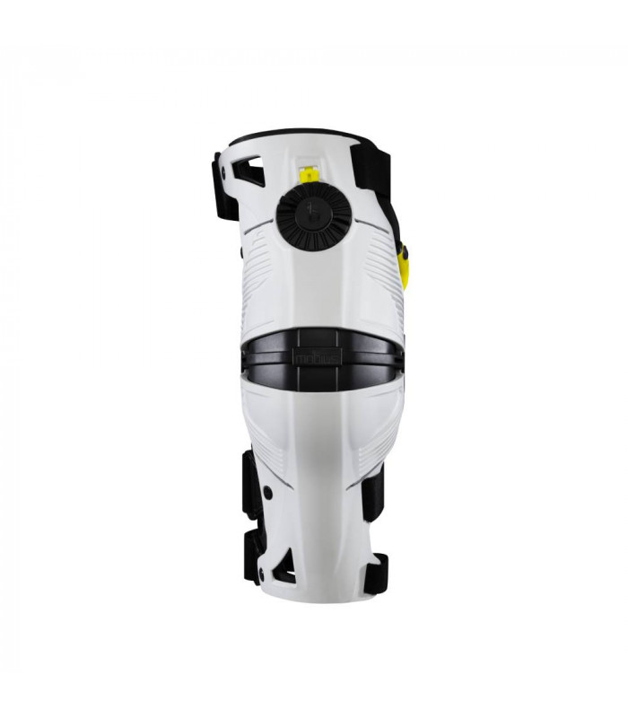MOBIUS X8 KNEE BRACES (WHITE/ACID YELLOW)